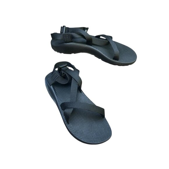 Chaco Women's Black Z1 Sport Sandals J1055414 Adjustable Straps NIB Size 12 - Picture 1 of 6